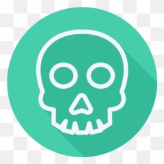 Dead Png Icons And Graphics - Skull Icon Circle Png Emoji,Skull Emoji Png