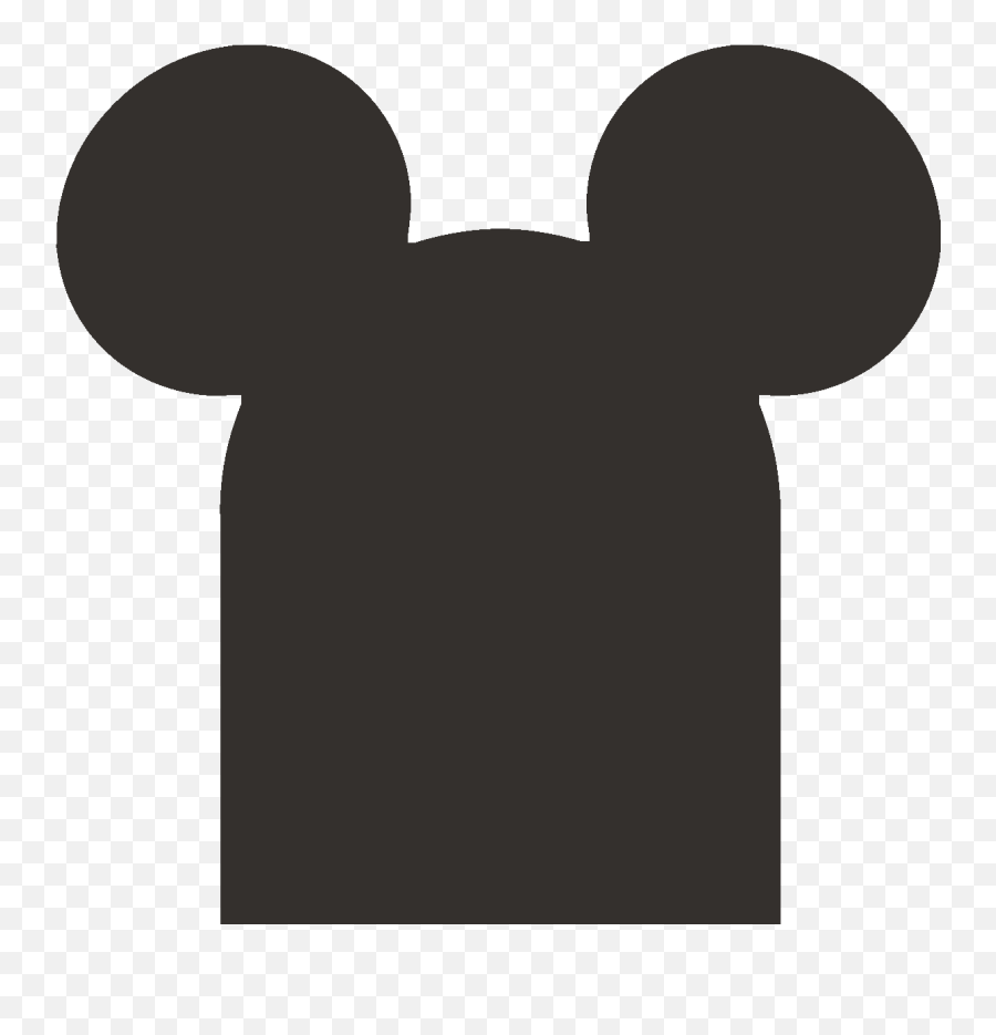 Free Ear Silhouette Download Free Clip - Mickey Head Emoji,Woman With Bunny Ears Emoji