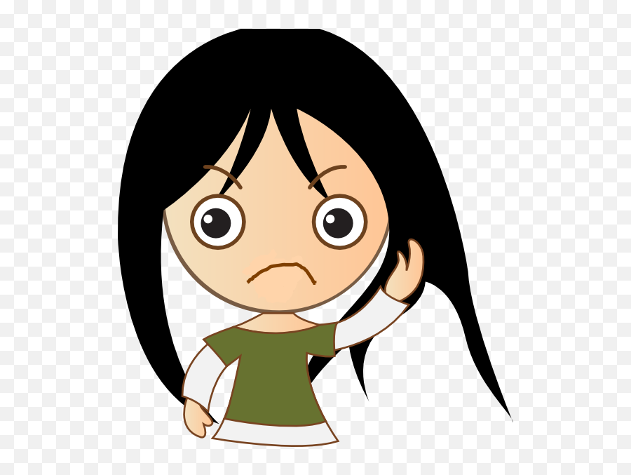 Mad Clipart Sad Girl Mad Sad Girl - Funny Girls Dp For Whatsapp Emoji,Angry Girl Emoji