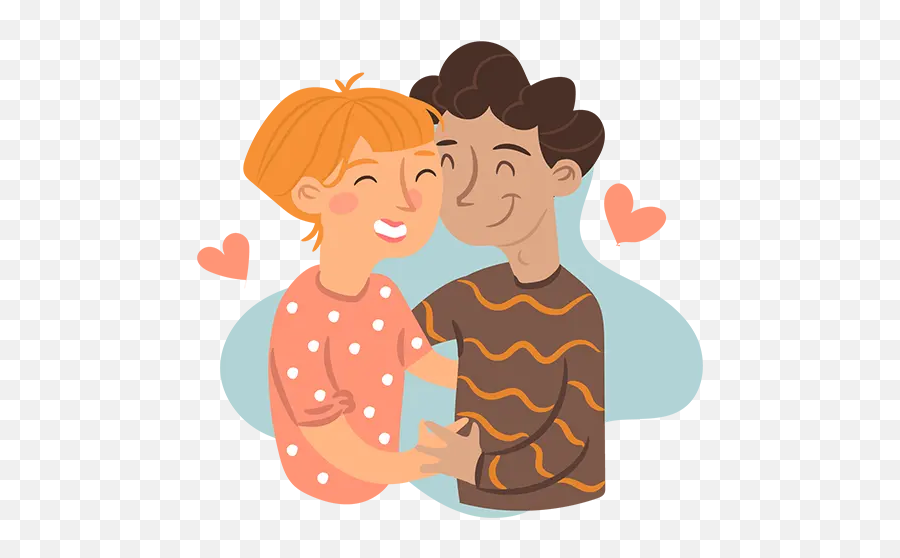 Romantic Couple Stickers For Whatsapp - Love Emoji,Whatsapp Hug Emoji