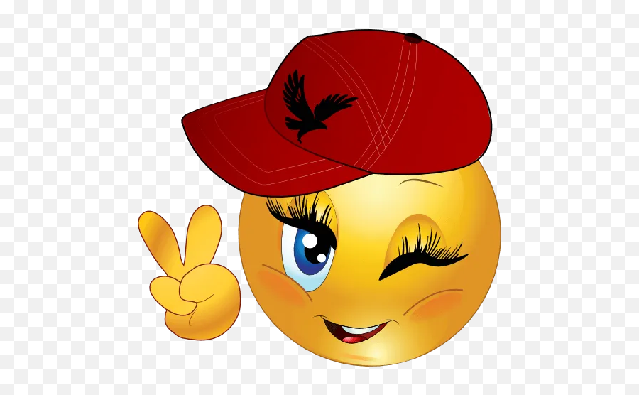 Girl - Peace Out Smiley Face Emoji,Salute Emoticon Facebook