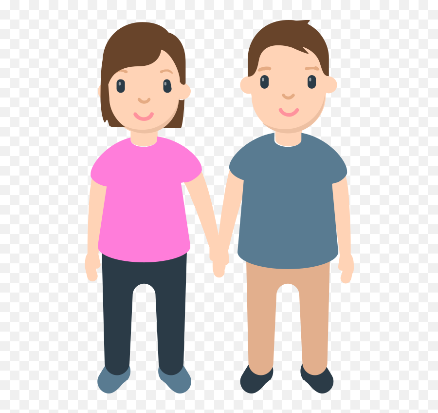 Fxemoji U1f46b - Clipart Man And Woman Holding Hands,Emojis To Copy And Paste