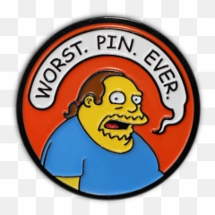 WORST PIN EVER ENAMEL - Emblem Emoji