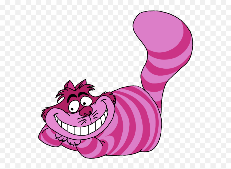 Clipart Smile Alice In Wonderland Cat - Alice In Wonderland Characters Cheshire Cat Emoji,Cheshire Cat Emoji