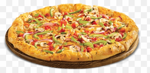 Download Hd Vegetable Pizza - Beef Pizza Transparent Png Veg Pizza Png Emoji,Beef Emoji