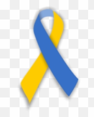 Transparent Down Syndrome Ribbon Png - Emoji