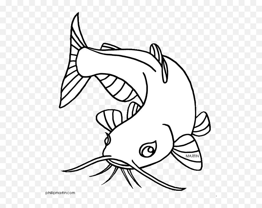 Clip Art Catfish Clipart Black And White - Catfish Clip Art Emoji,Catfish Emoji