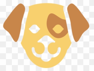 Dog Face Emoji For Facebook Email Sms - Clip Art