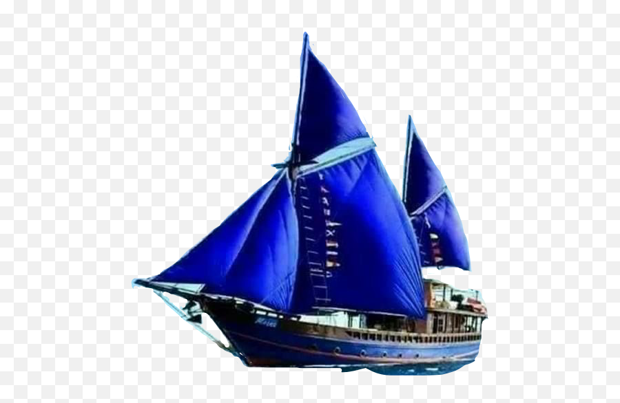 Ship Sailing Sailboat Freetoedit - Blue Sailing Ship Emoji,Sailing Emoji