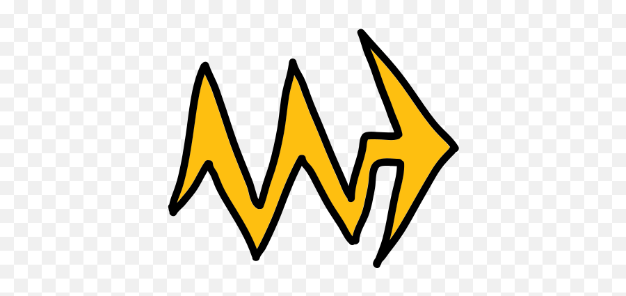 Lightning Arrow Icon - Symbol Noise Arrow Png Emoji,Two Question Marks And A Down Arrow Emoji