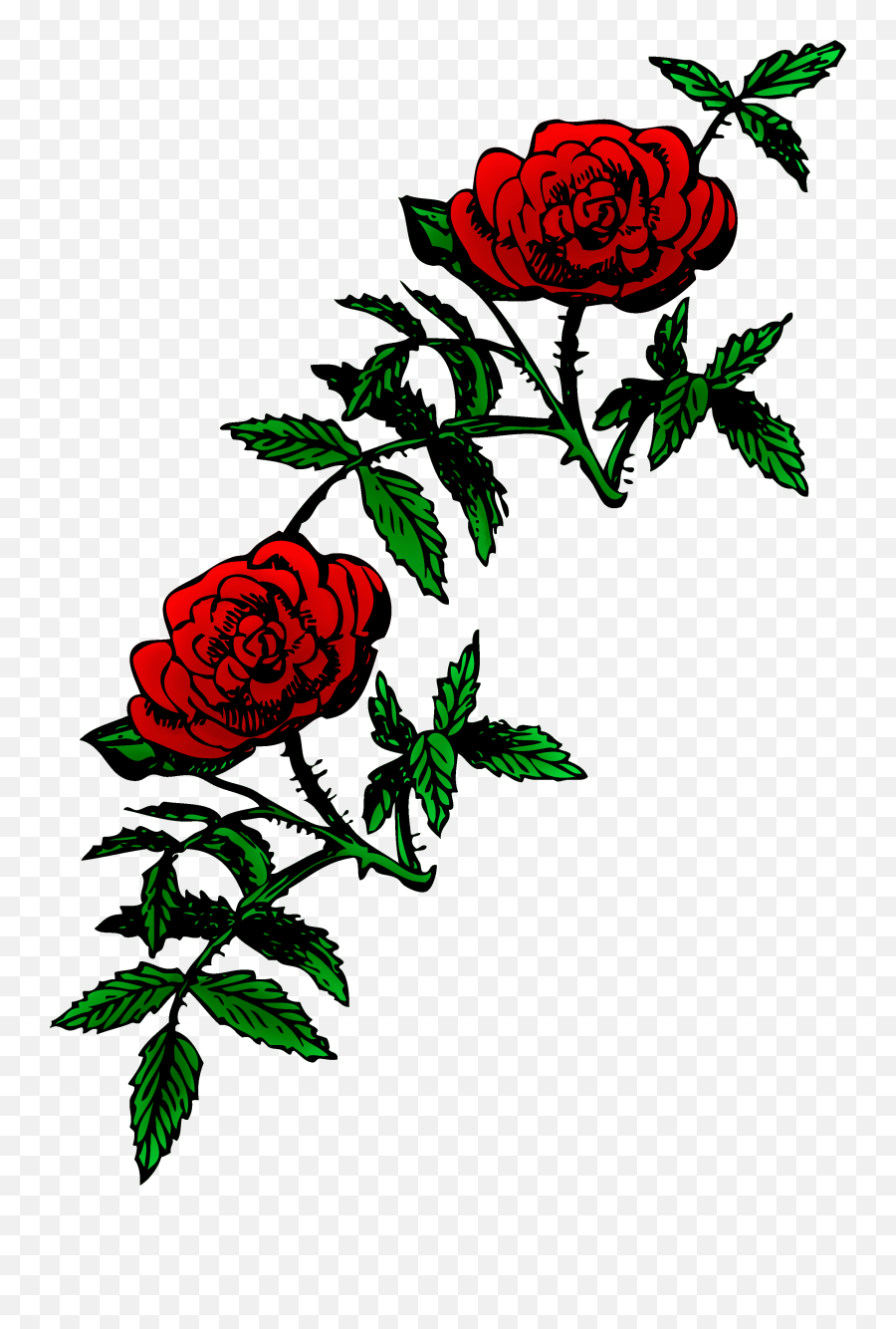 Rose Clipart - Public Domain Rose Clipart Emoji,Black Rose Emoji