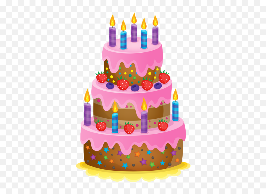 Pin - Happy Birthday Cake Clipart Emoji,Emoji Cakes