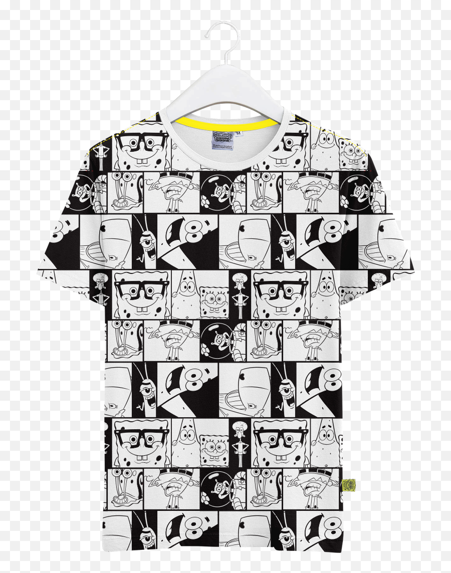 Spongebob Men Graphic T - Shirt Common Sense Black And White Spongebob Shirt Emoji,Spongebob Emojis