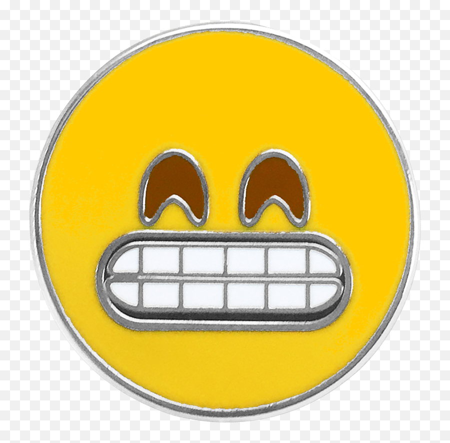 Grin Emoji Pin - Emoji Pillow Transparent Background,Yum Emoji