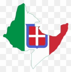 Flag Map Of Italian East Africa - Kingdom Of Italy Flag Logo Emoji,Ethiopian Flag Emoji