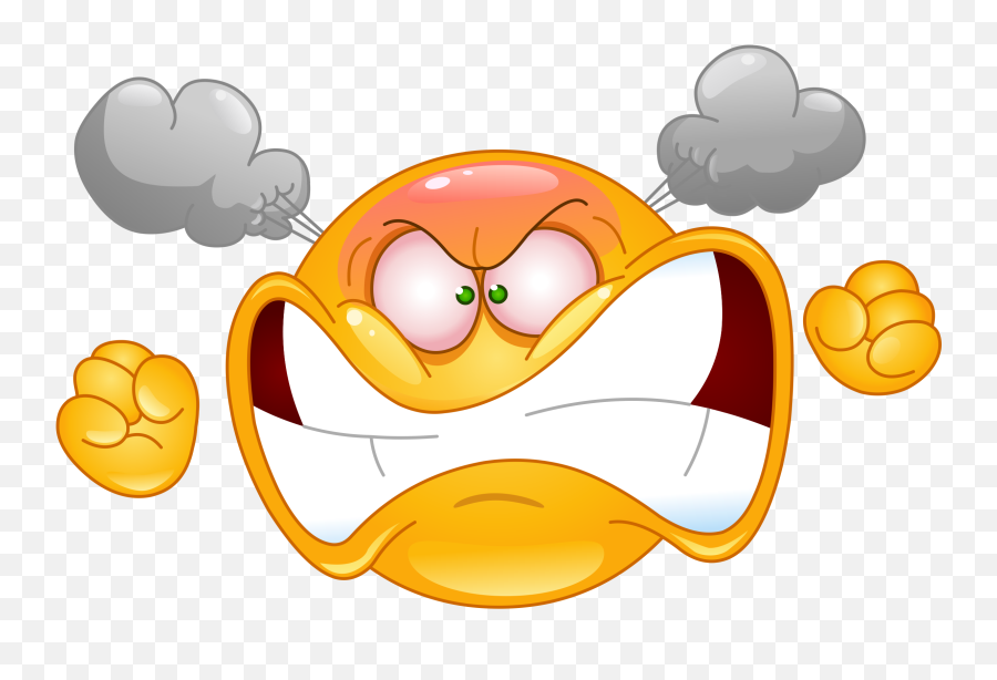 Steaming Mad Emoji Decal - Anger Faces,Mad Emoji