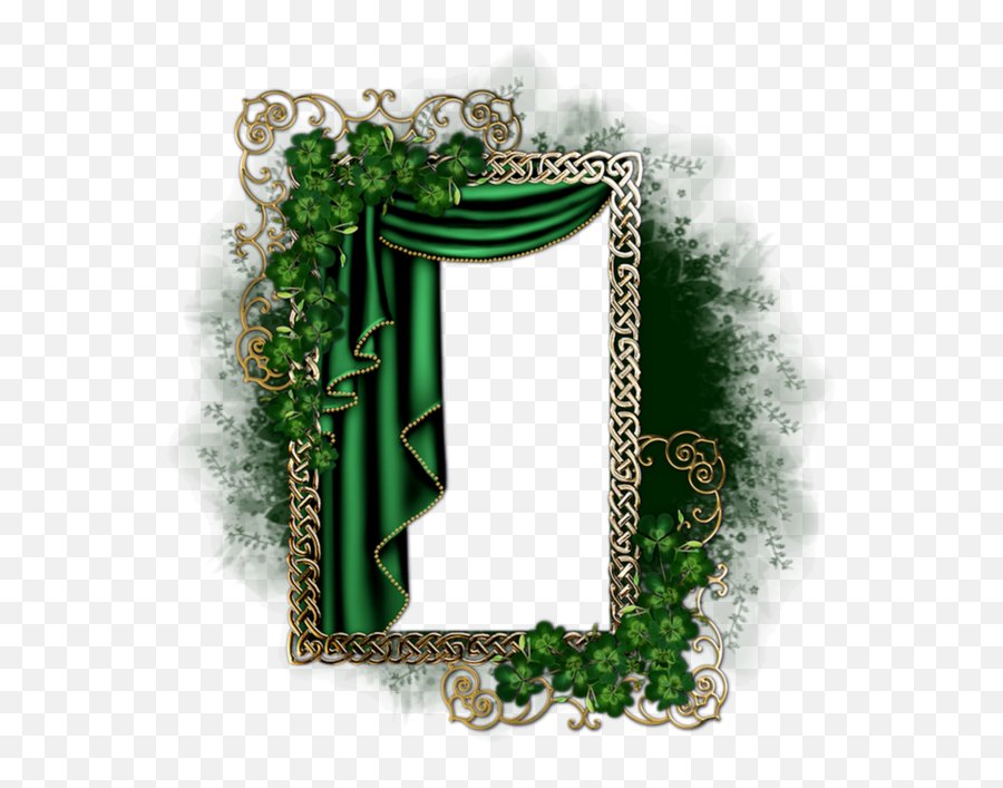 Celtic Ireland Clovers Irish Frame - Cadre Fond Tube Centerblog Emoji,Celtic Emoji