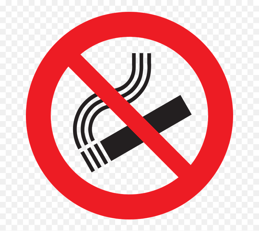 Free Cigarettes No Smoking Vectors - No Smoking Sign Png Emoji,Smoking Emoticon