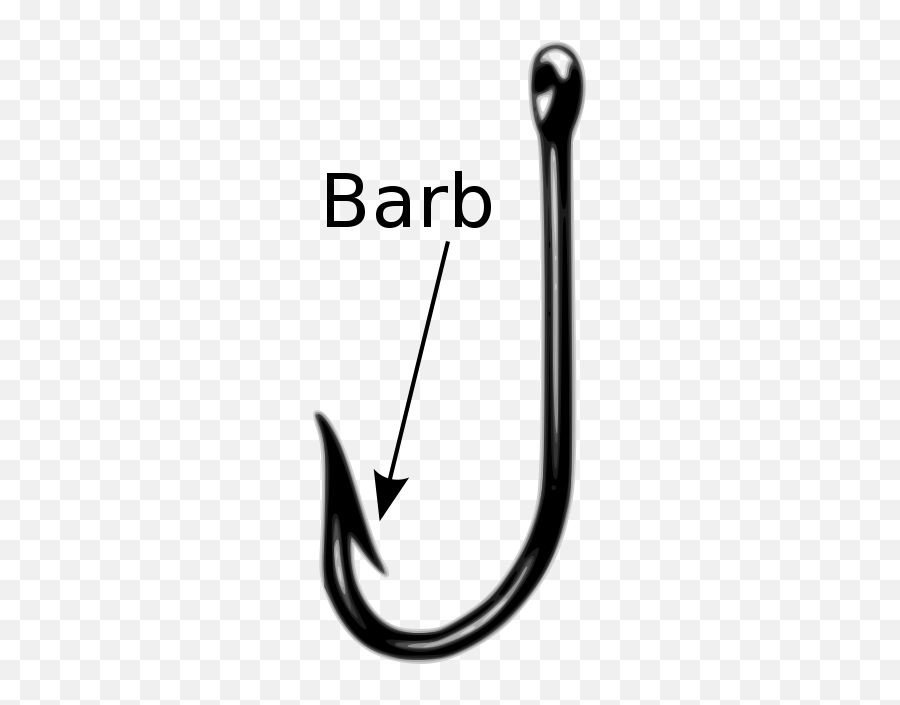 Barb - Barb On A Hook Emoji,Fish Hook Emoji