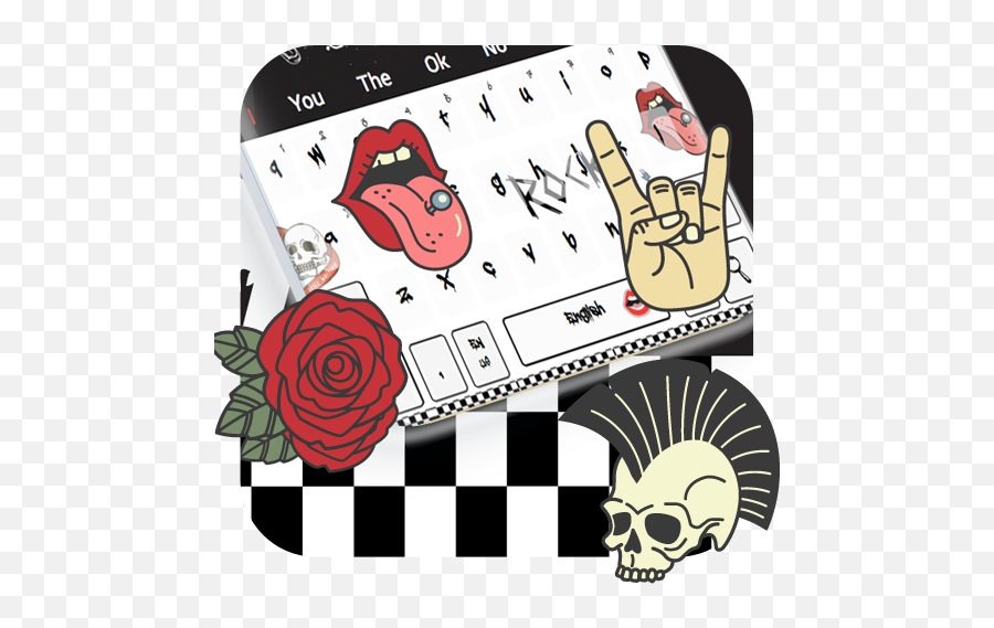 Punk Is Not Dead - Floribunda Emoji,Punk Rock Emoji