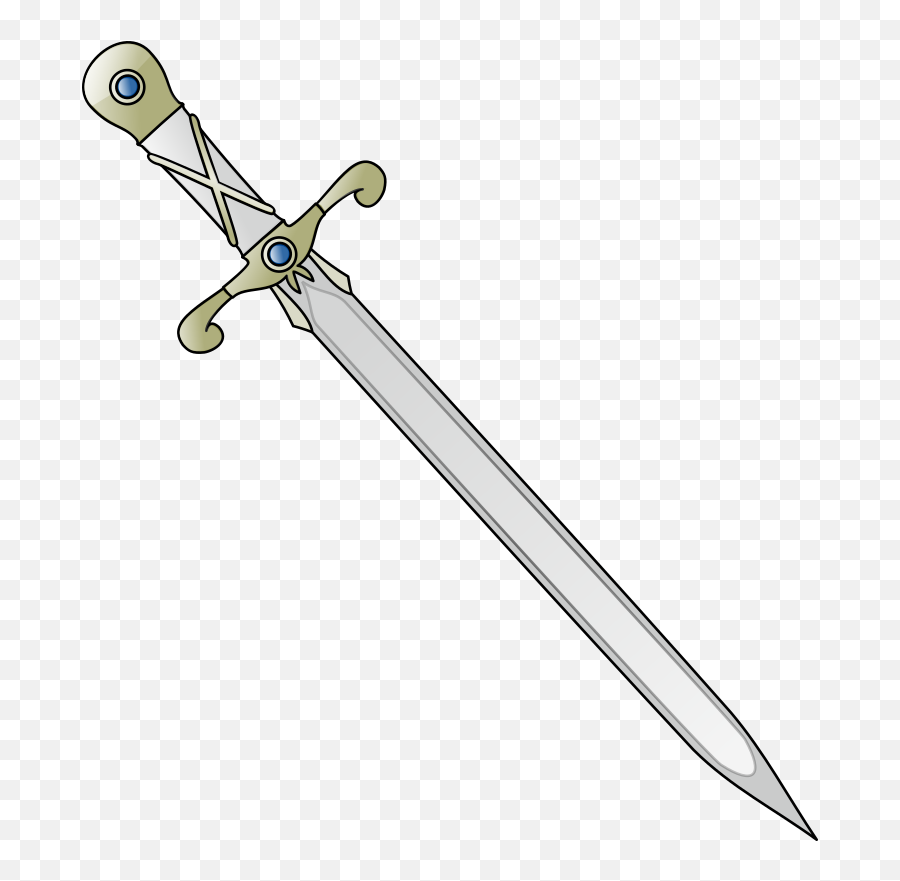 2612 Sword Free Clipart - Sword Clip Art Emoji,Sword Emoji