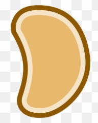 Bean Seed Brown Jellybean Shape - Bean Seed Clipart Emoji,Hot Cocoa Emoji
