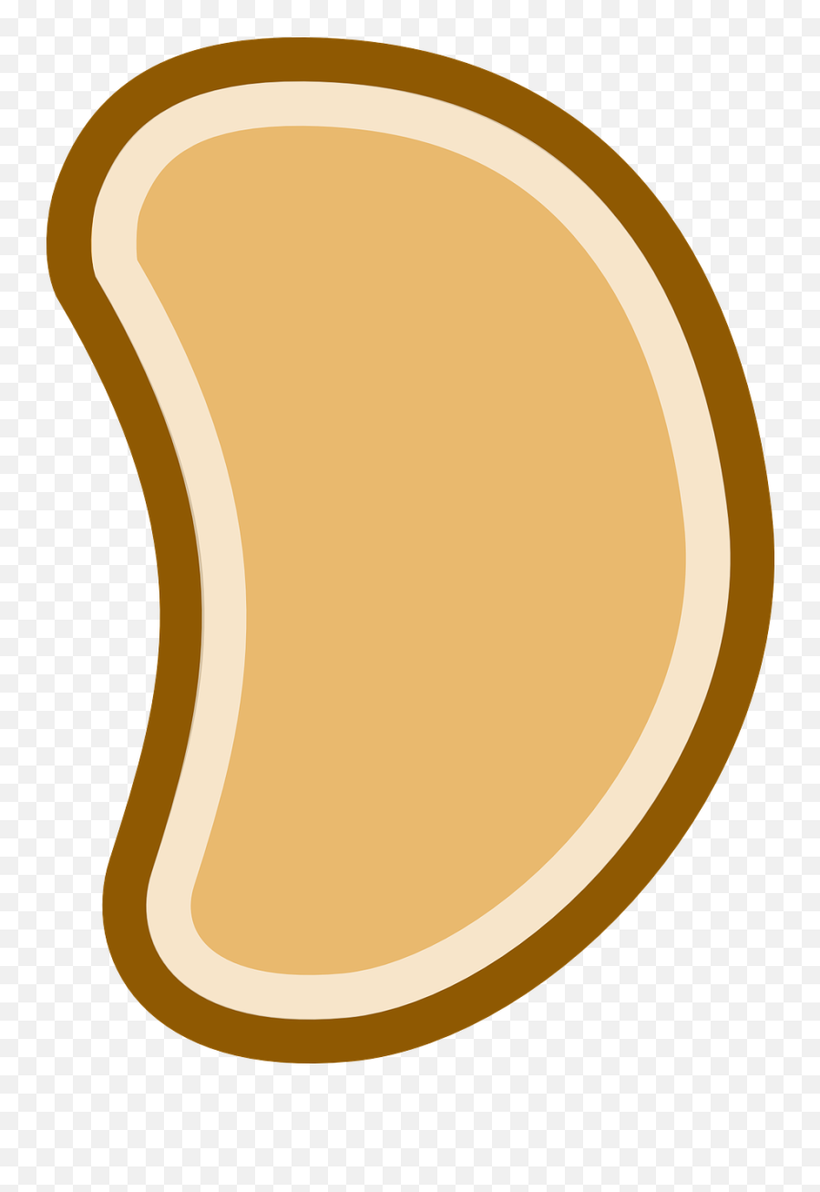 Bean Seed Brown Jellybean Shape - Bean Seed Clipart Emoji,Hot Cocoa Emoji