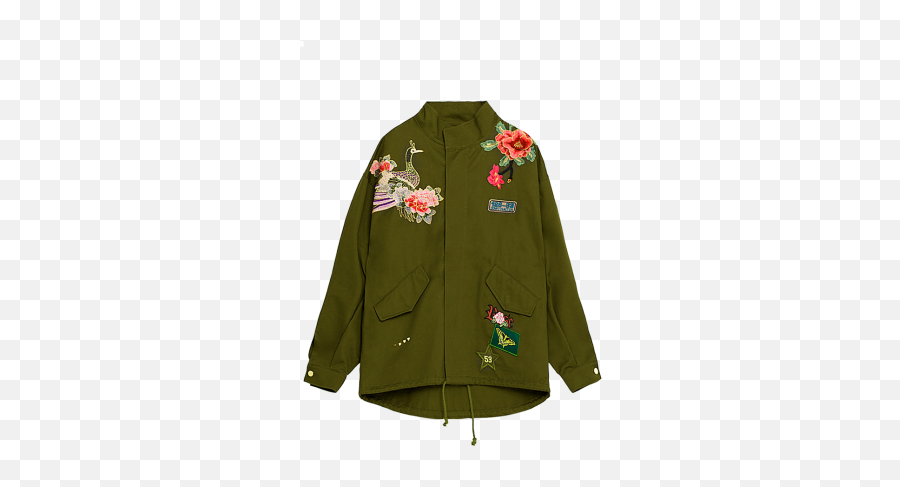 Online Shoe Shop - Parka Zara Z Naszywkami Emoji,Straight Jacket Emoji