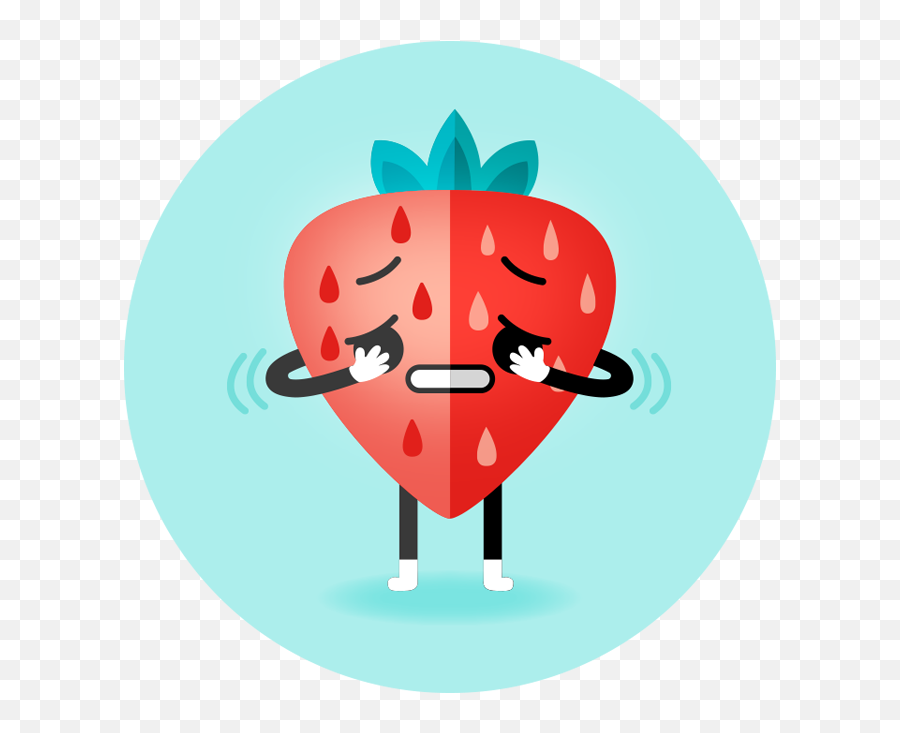 Emoji Berries Nairi Gharibian Illustration Design - Love,Ashamed Emoji
