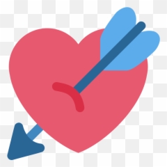 Twemoji 1f498 - Android Heart Emoji Png,Corazon Emoji