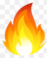Flame Fire Clipart - Emoji Png