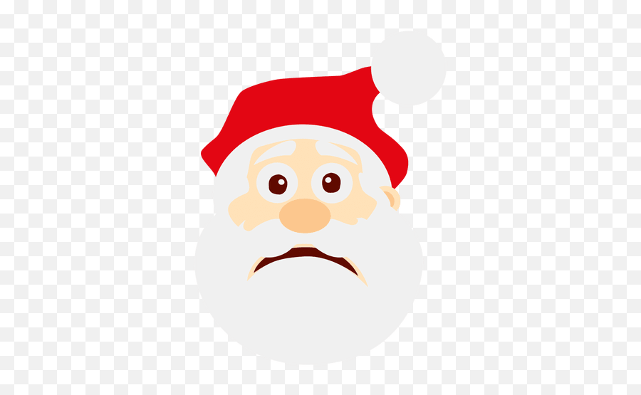 Speechless Santa Claus Emoticon - Cabeza Santa Claus Png Emoji,Acorn Emoji