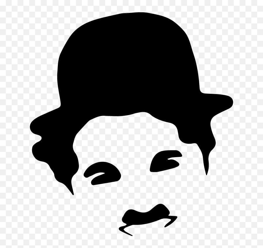 Charlie Chaplin Png - Charlie Chaplin Silhouette Emoji,Emoji Art