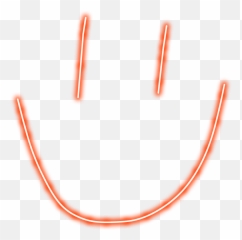 Smiley Smile Neon Rot Creepy Freetoedit - Circle Emoji,Creepy Smile Emoji