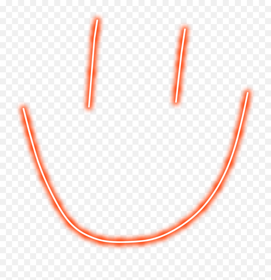 Smiley Smile Neon Rot Creepy Freetoedit - Circle Emoji,Creepy Smile Emoji