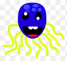 Drawing Octopus Smiley Organism Robot - Openclipart Png Emoji