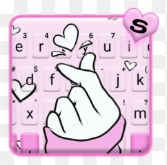 Pink Love Heart Keyboard Theme - Apps on Google Play Kpop Finger Drawing Emoji