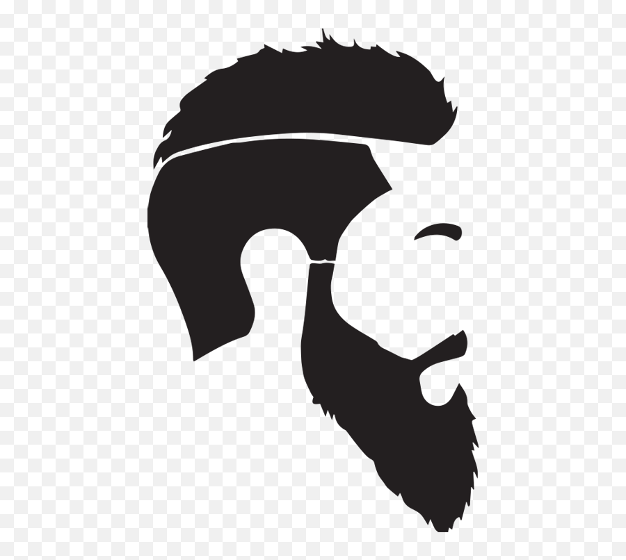 Transparent Background Black Man Beard Clipart - Side Beard Png Emoji,Twd Emoji