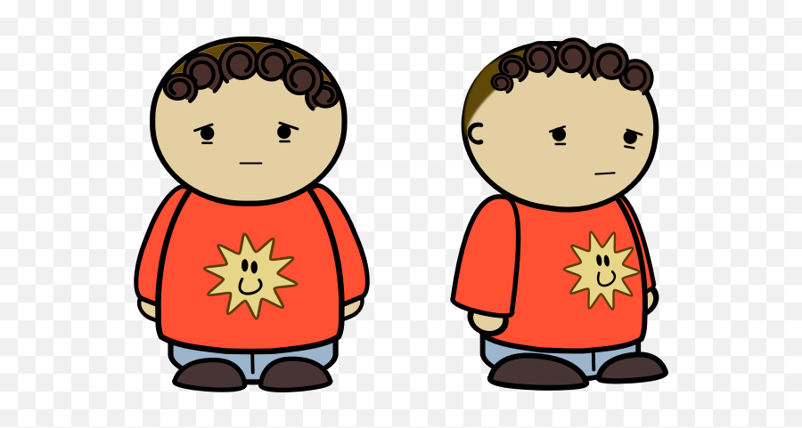 Vector Graphics Of Sad Comic Boy In Red Shirt Free Svg - Characters For A Comic Png Emoji,Miserable Emoji