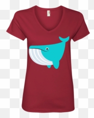Whale Emoji Ladies V