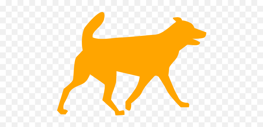 Orange Dog 32 Icon - Free Orange Animal Icons Dog Graphic Transparent Background Emoji,Dog Emoticon Facebook