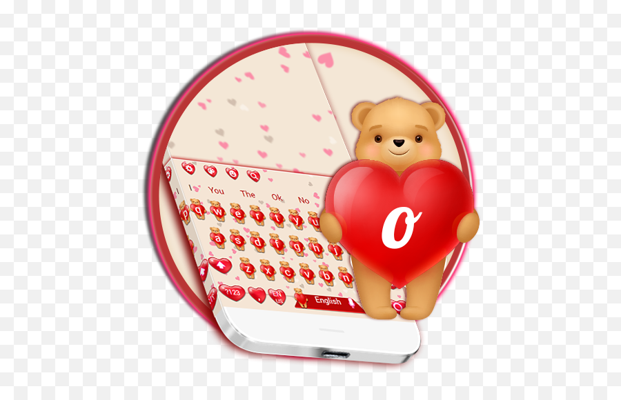 Cute Teddy - Heart Emoji,Asus Emoji Keyboard