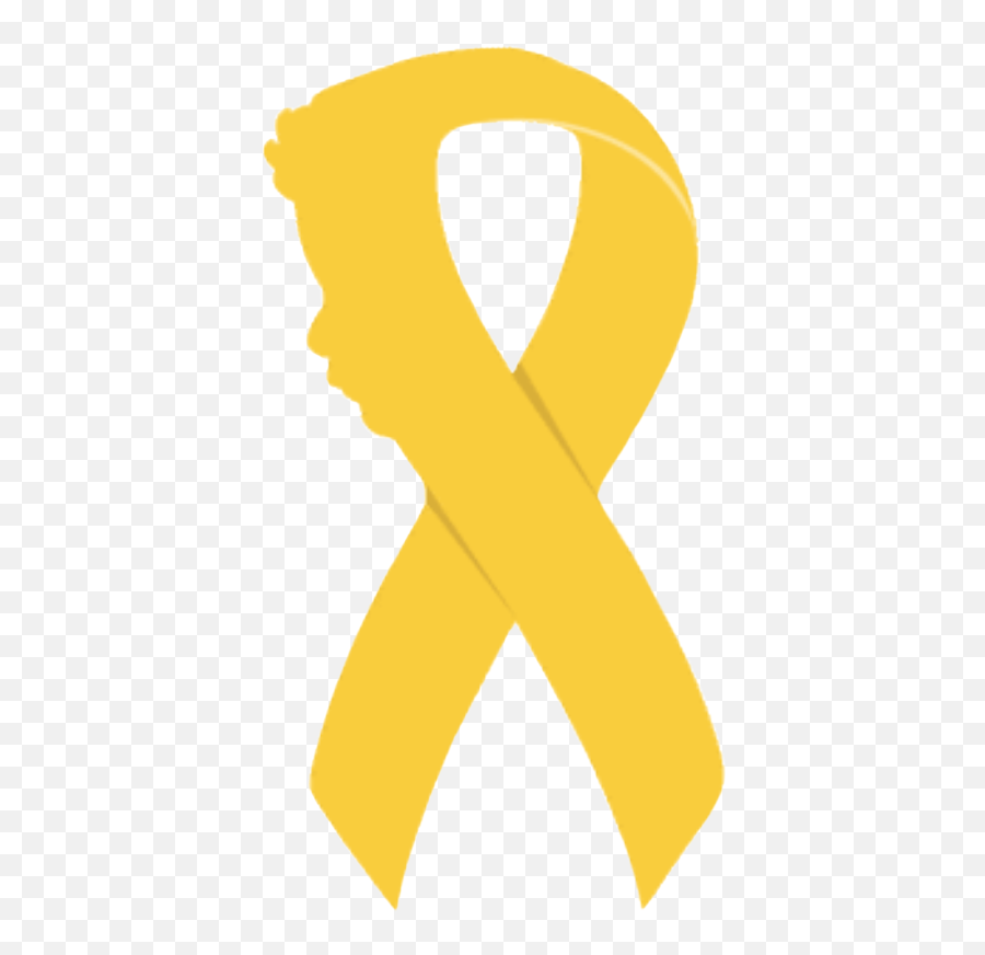 Ribbon Cancerawareness Childhood Cancer Yellow Gold Gog - Child Cancer Logo Png Emoji,Awareness Ribbon Emoji