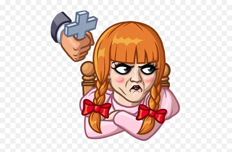 Annabelle Stickers For Whatsapp - Annabelle Stickers Emoji,Zombie Emoji Android