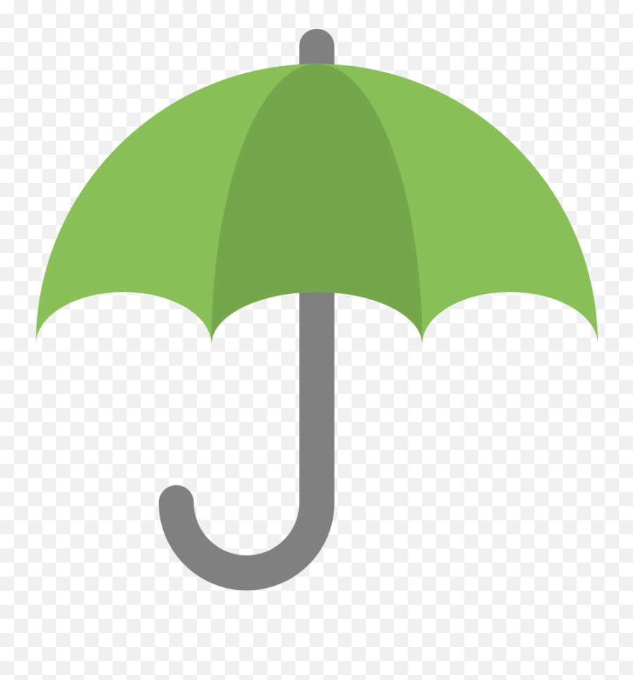 Umbrella Icon - Green Umbrella Icon Png Clipart Full Size Umbrella Icon Flat Png Emoji,Umbrella Emoji