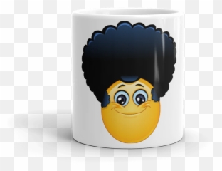 Afro - Mug U2013 Emoji Serveware,Coffee Cup Emoji