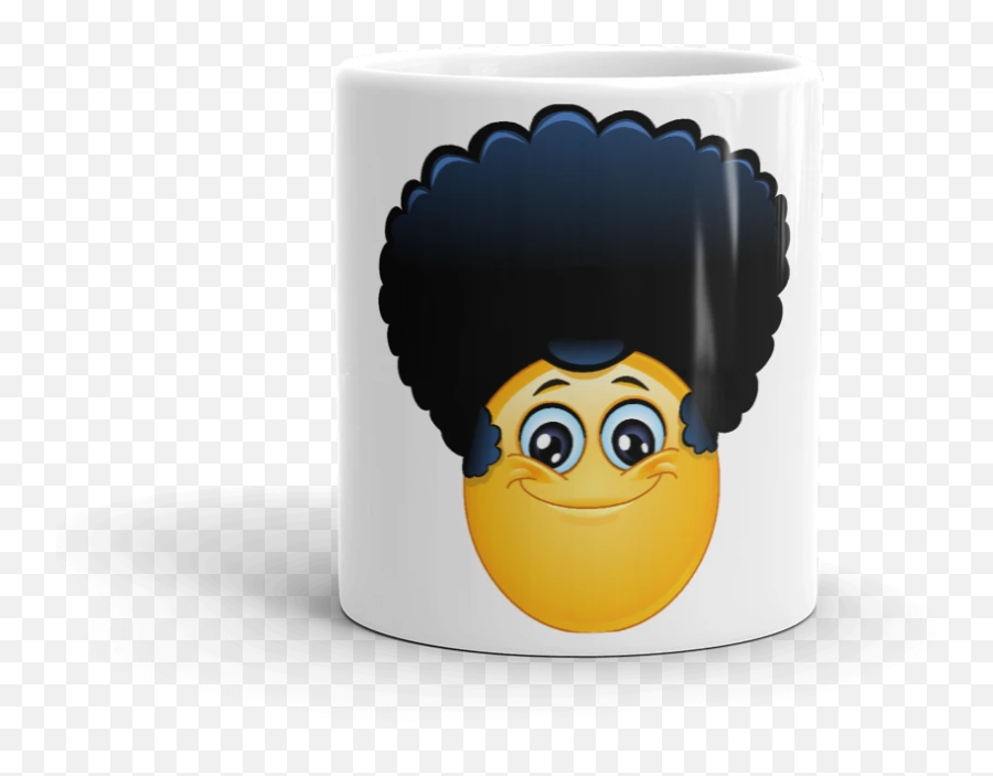 Afro - Mug U2013 Emoji Serveware,Coffee Cup Emoji