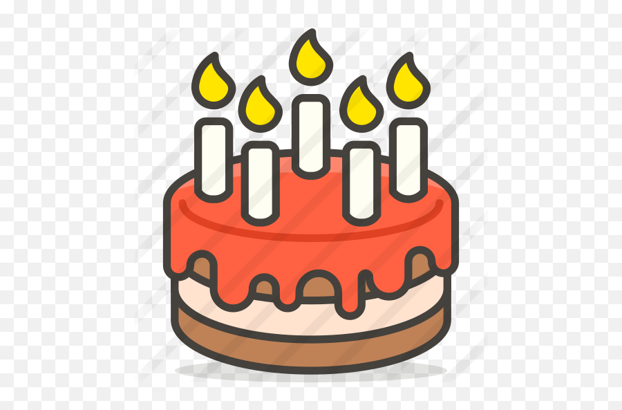 Birthday Cake - Cartoon Transparent Birthday Cake Emoji,Emoji Cakes