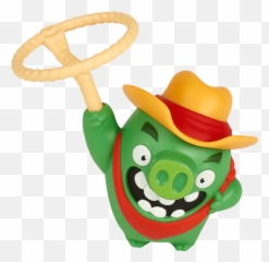 3 Lasso Pig - Mcdonalds Toys The Angry Birds Movie Emoji