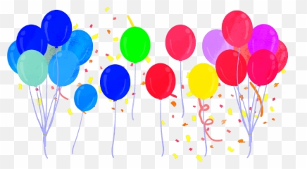 Party Decorations Candles And Balloons - Cute2u A Free Cute Balloon Emoji,Emoji Birthday Candles